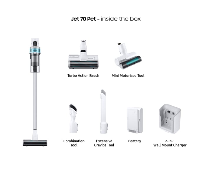 Jet 70 Pet Vacuum Cleaner - inside the box