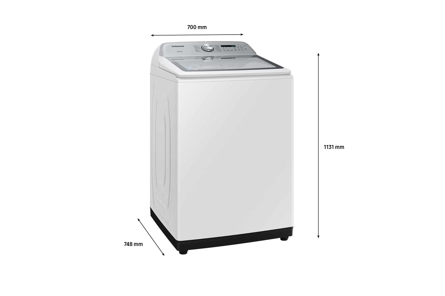 WA10A8376GW/SA Dimension Image