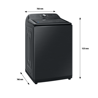 WA12A8376GV/SA Dimension Image