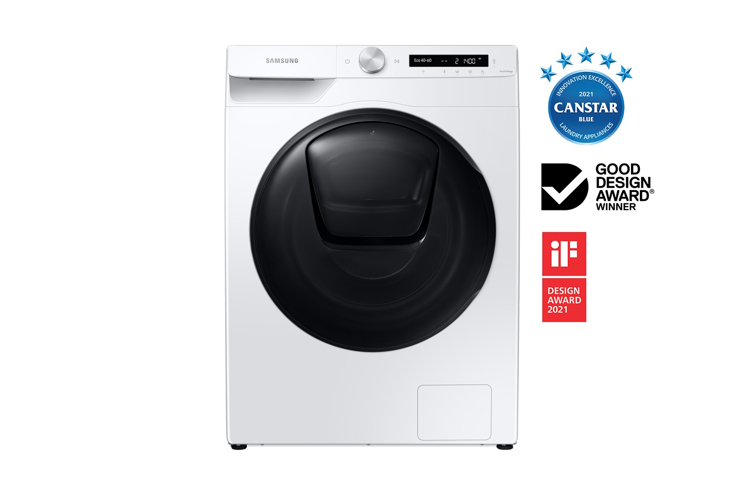 9kg/6kg AddWash™ Smart Washer Dryer Combo white Samsung Australia