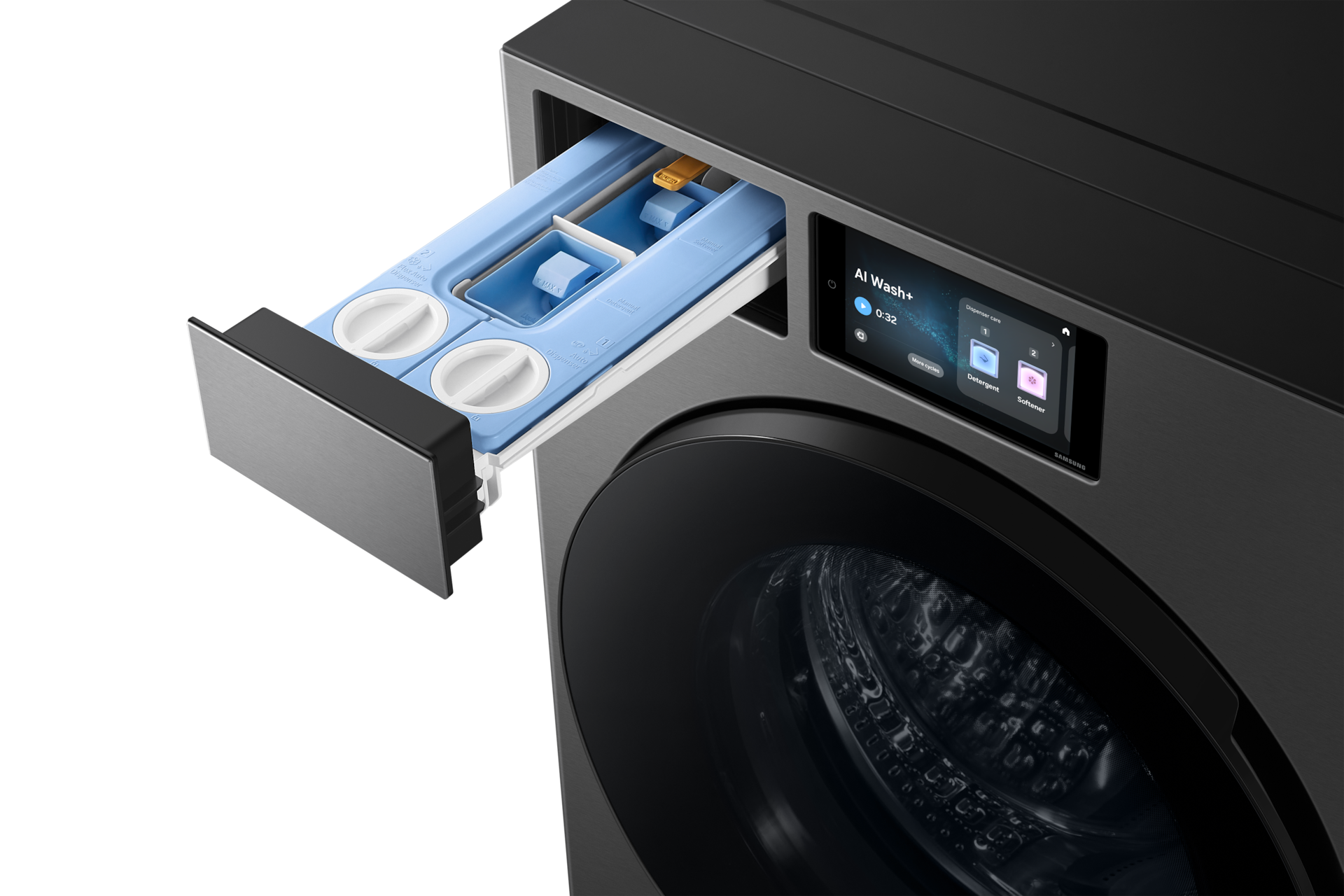 19.5kg Bespoke AI Front Load Washer 2025 Dynamic Gray 