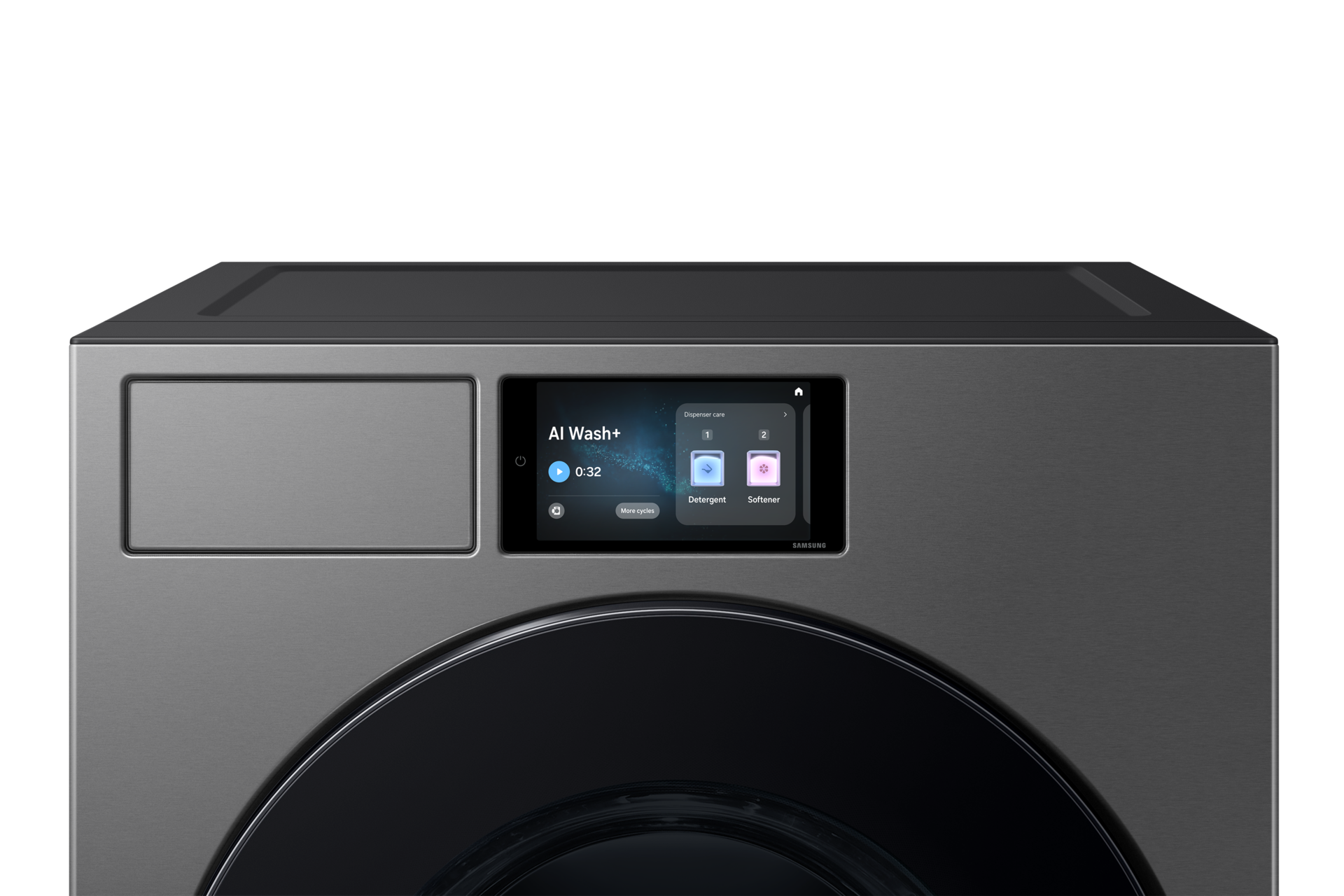 19.5kg Bespoke AI Front Load Washer 2025 Detail Gray 