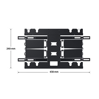 Dimension of Samsung Full Motion Slim Wall Mount (Height x width mm) VWMN-B05FB