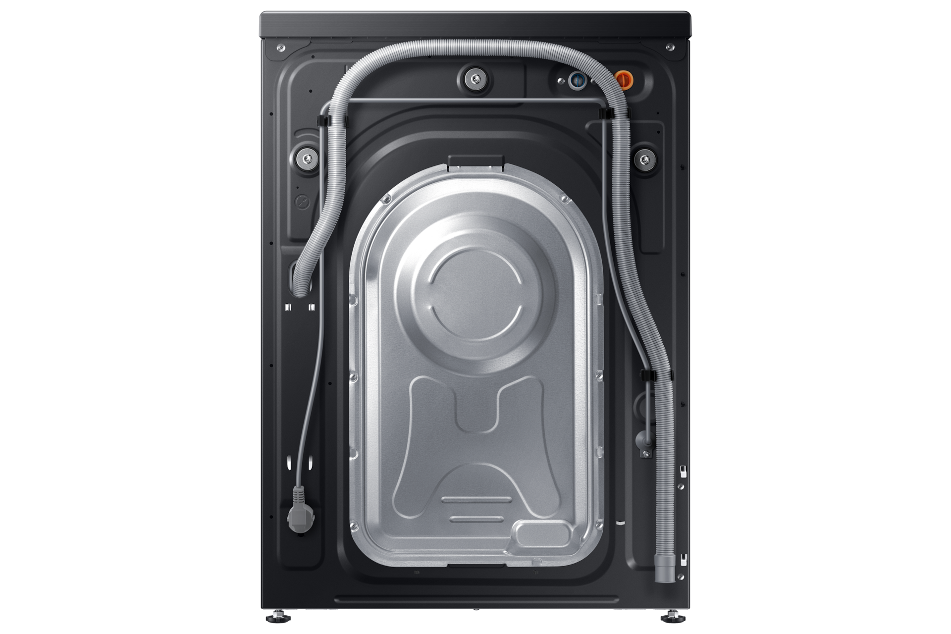 11kg Smart Front Load Washer - WW11CG60ADLBSA Back Black 