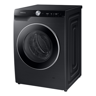 11kg Smart Front Load Washer - WW11CG60ADLBSA R-Perspective Black 