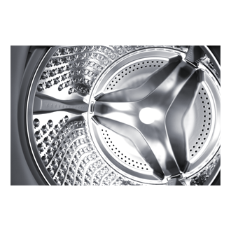 11kg Smart Front Load Washer - WW11CG60ADLBSA Detail-Drum Black 