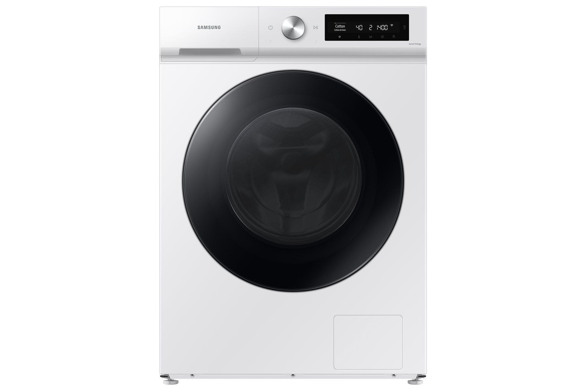 12kg Front Load Washer AI Wash and Auto Dispense – White White