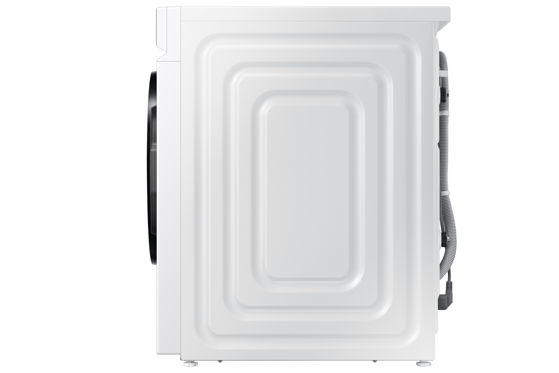 12kg BESPOKE BubbleWash™ Smart Front Load Washer with AI Wash and Auto Dispense - WW12BB94ADGHSA R-Side White 