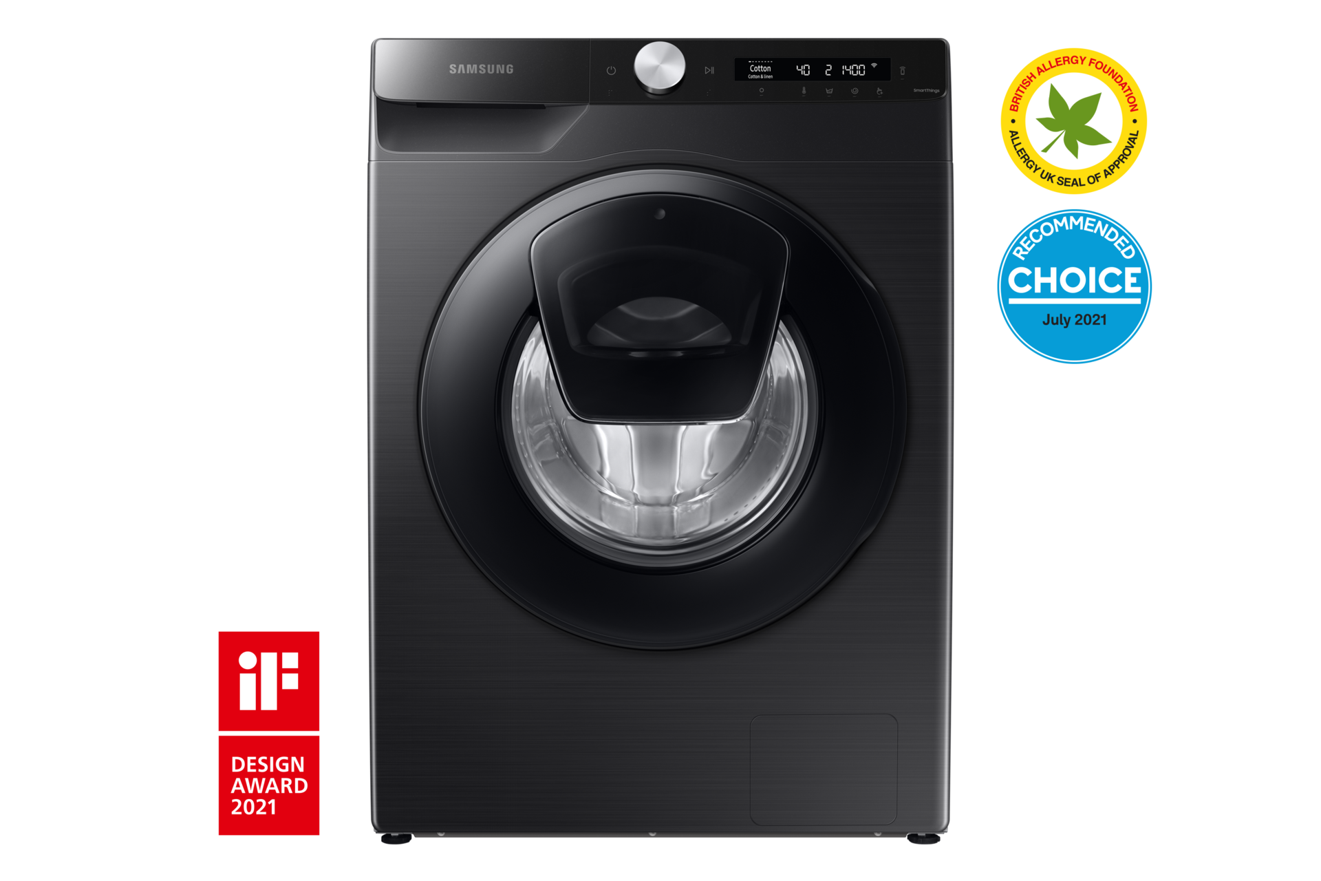 8.5 kg add wash ™ smart front load washer ww85t554daw