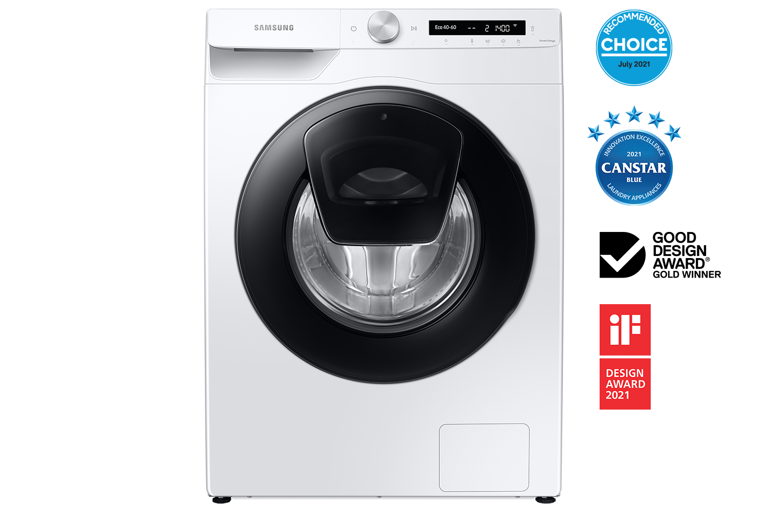 8.5kg Front Load Washing Machine WW85T554DAW/SA Samsung Australia