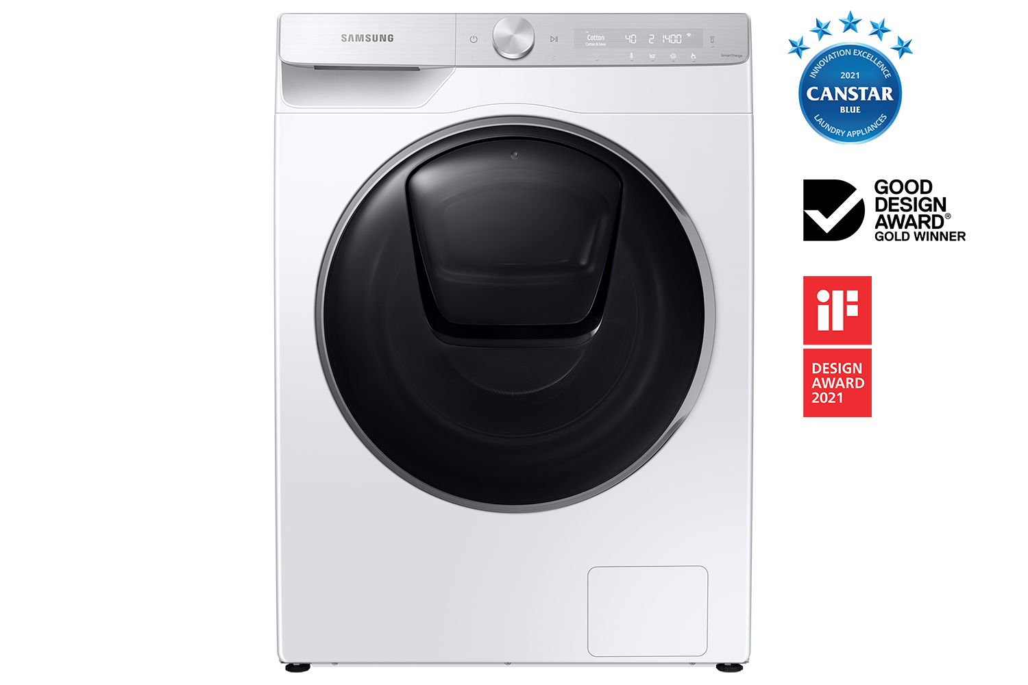 8.5kg QuickDrive™ Front Load Smart Washer with AI Wash and Auto Dose