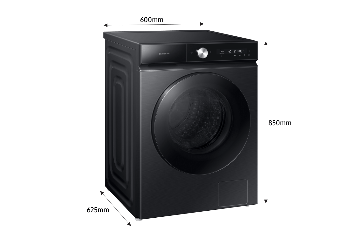 9kg BESPOKE Smart Front Load Washer with AI Wash - WW90BB944DGB