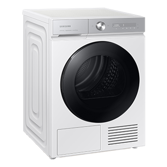 9kg DV9400B Dryers with A+++ Energy Efficiency and AI Dry L-Perspective White 