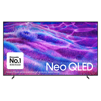 100" Neo QLED QN80F 4K Samsung Vision AI Smart TV (2025) Qara Samsung TV Omdia tərəfindən ardıcıl 20 ildir ki, 1 nömrəli satılan televizor brendidir.