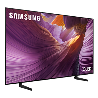 {size}" OLED S85F 4K Samsung Vision AI Smart TV (2025) L-Perspective2 Black 