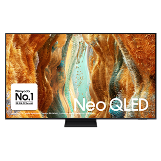 65" Neo QLED QN70F 4K Samsung Vision AI Smart TV (2025) Qara Samsung TV Omdia tərəfindən ardıcıl 20 ildir ki, 1 nömrəli satılan televizor brendidir.