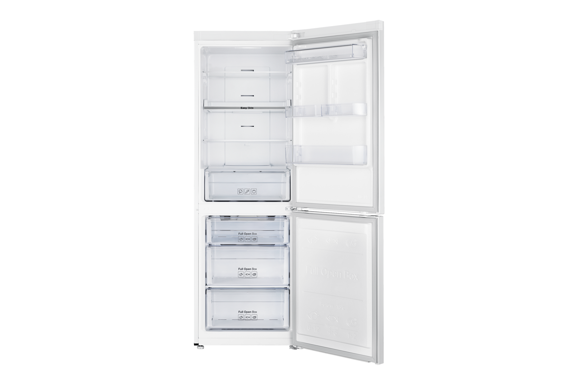 front-open White