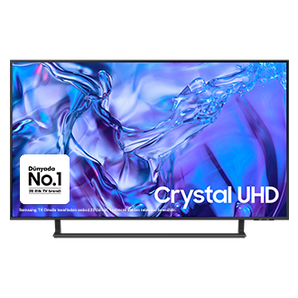 50" Crystal UHD DU8500 4K Tizen OS Smart TV (2024) Boz Samsung TV Omdia tərəfindən ardıcıl 20 ildir ki, 1 nömrəli satılan televizor brendidir.