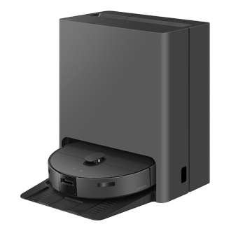 Bespoke AI Jet Bot Steam Clean station steam+ Station-with-Body-R-Perspective Cotta Charcoal 