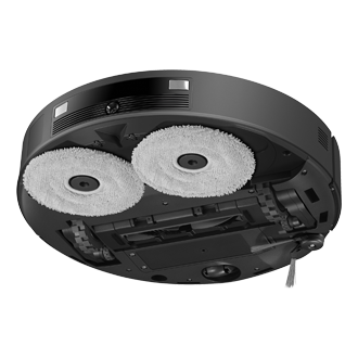 Bespoke AI Jet Bot Steam Clean station steam+ Dynamic-Bottom-Rear1 Cotta Charcoal 