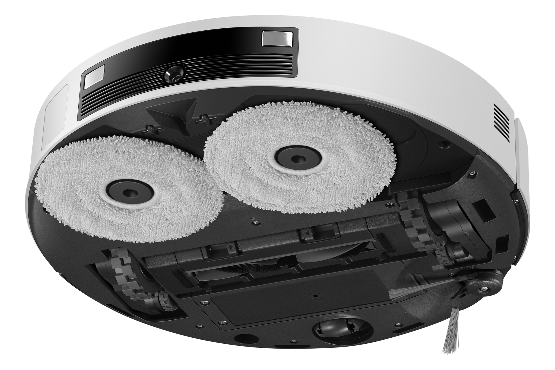 Bespoke AI Jet Bot Steam Ultra Clean station steam+ Dynamic-Bottom-Rear1 Satin Greige 