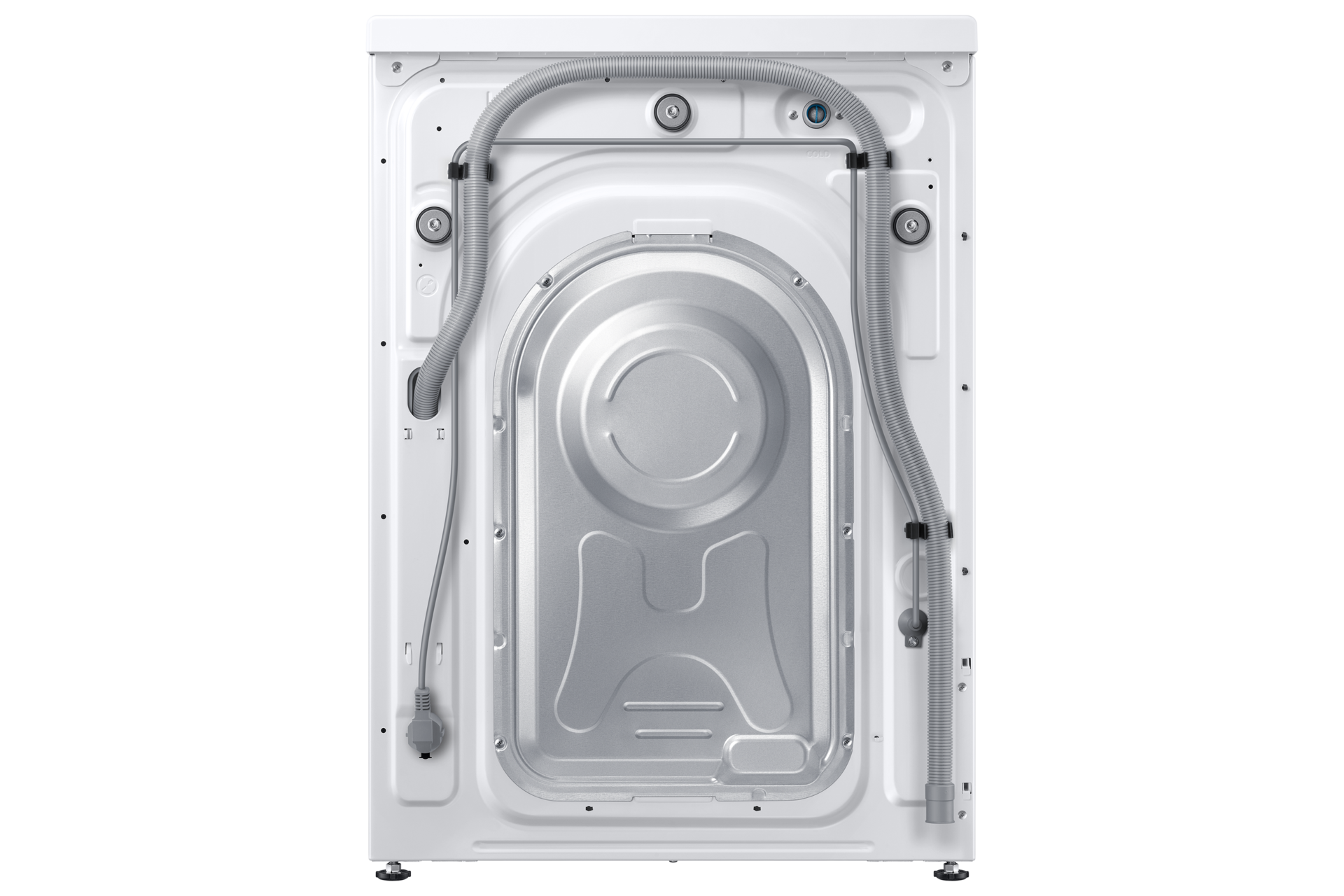 WW6000T (WW10T604CLH/S4) Front loading Washer with Eco Bubble™, AI Energy Mode, AI Control Back White 