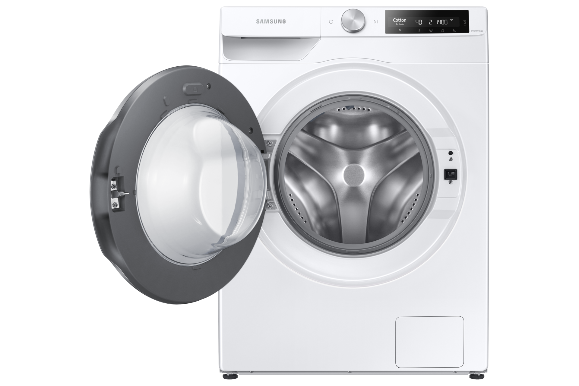 WW6000T (WW10T604CLH/S4) Front loading Washer with Eco Bubble™, AI Energy Mode, AI Control Front-Open White 