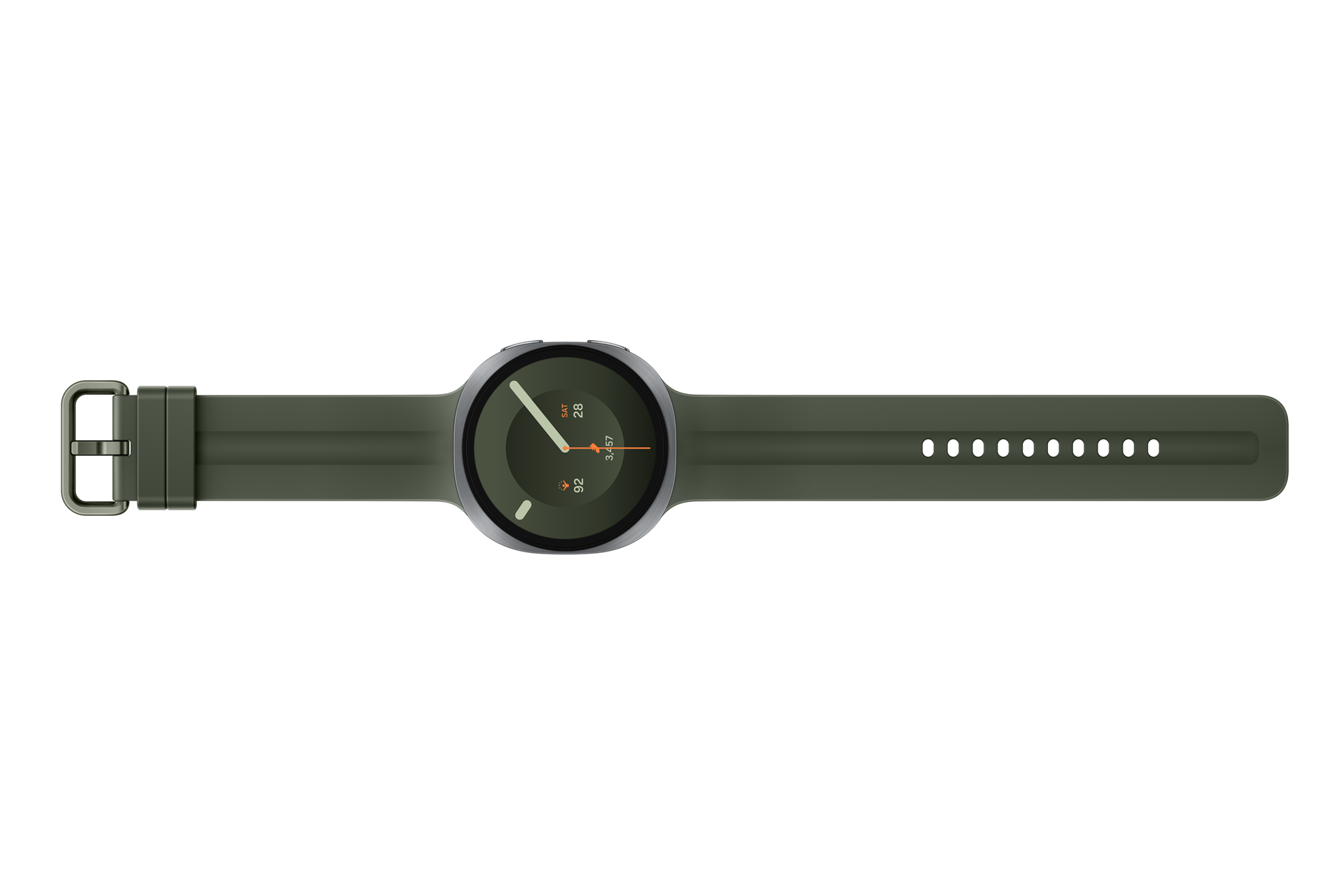 Galaxy Watch9 (LTE, 44 mm) Front3 Silver 