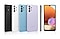 Šest telefona u Awesome crnoj, Awesome White, Awesome Blue i Awesome Violet, gledano iz različitih uglova kako bi pokazali dizajn.