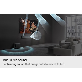 [Q-sér~íés S~óúñd~bár H~W-QS700F~ 3.1.2 ch Sú~bwóó~fér (2025) B~láck~]