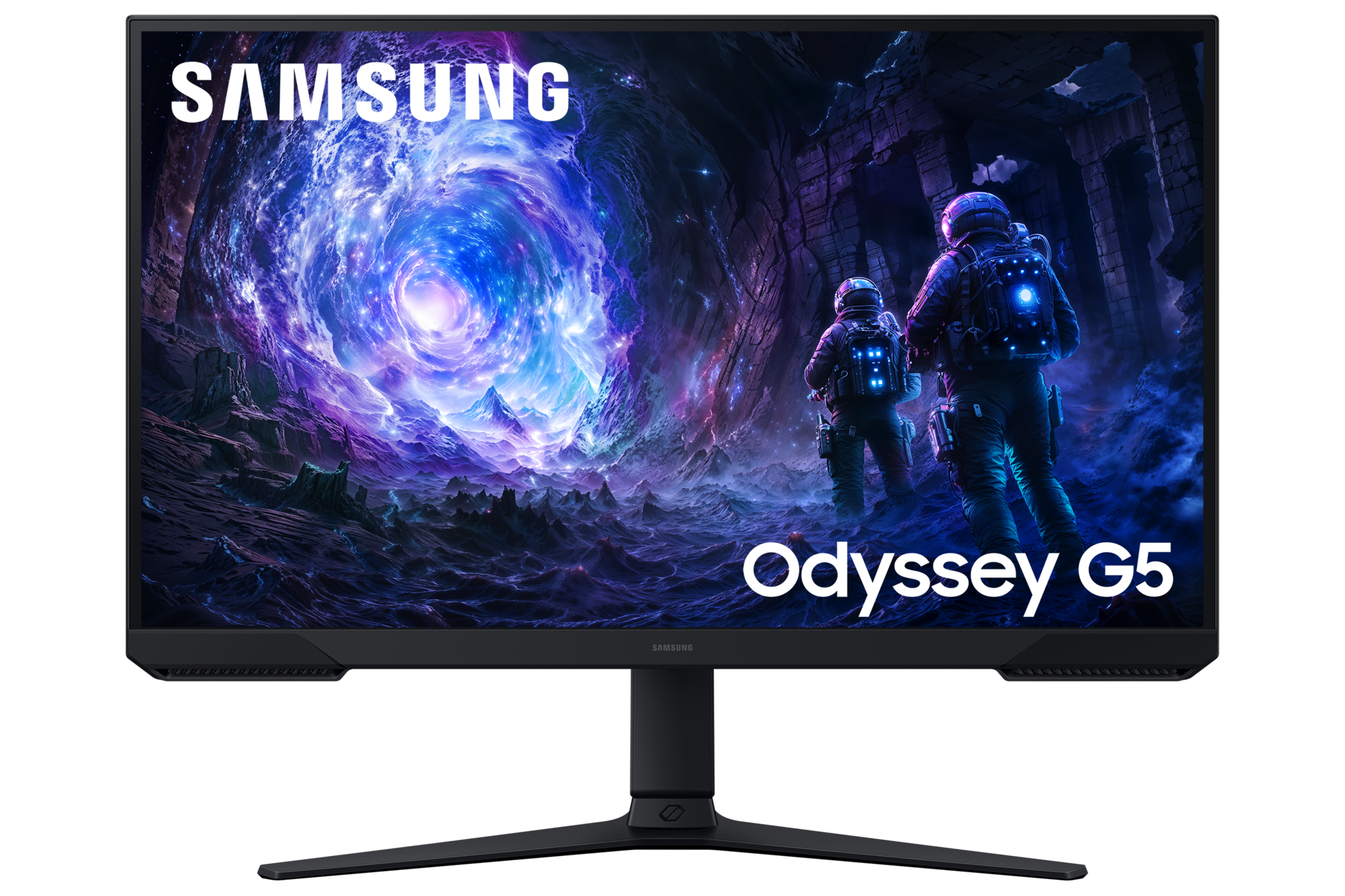 27"/32" Odyssey G5 G51F QHD 180Hz Gaming Monitor Front2 Black 