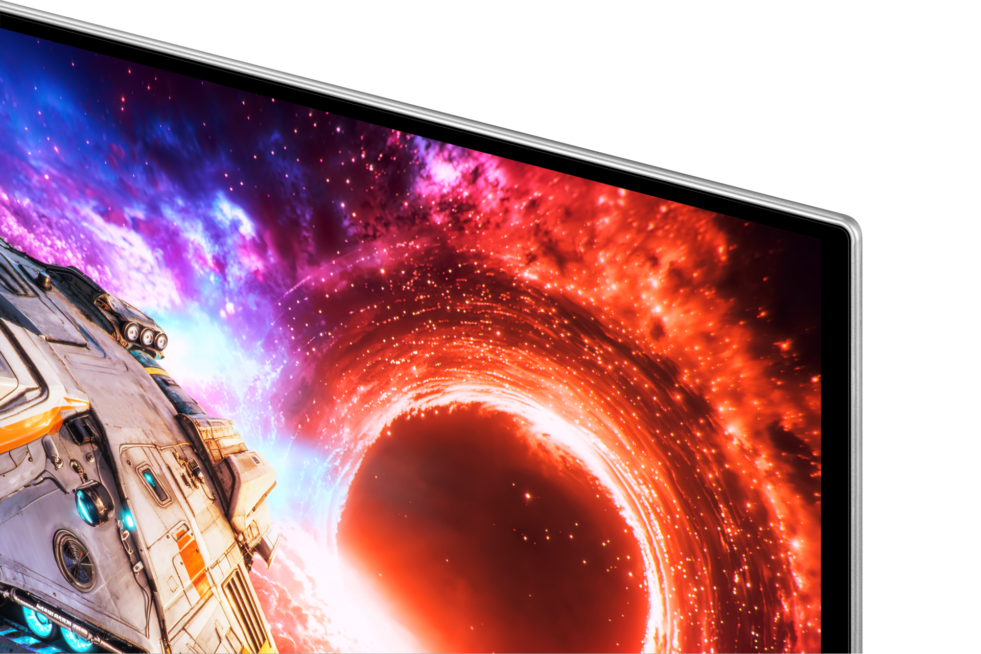27/32 Inch Odyssey OLED G8 G80SH 4K 240Hz Gaming Monitor Detail Silver 