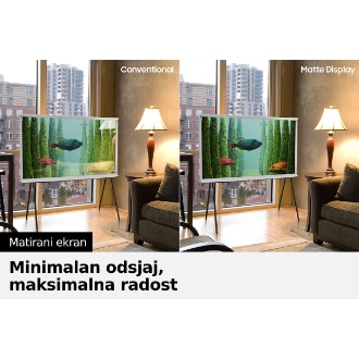 [Thé Séríf sá Kóñvéñcíóñálñím ékráñóm príkázújé ódsjáj svjétlóstí ñá ékráñ zá rázlíkú ód Thé Séríf úréđájá sá Mátíráñím ékráñóm. ÚL vérífíkóváñ Gláré Fréé: ÚGR prí ódsjájú réfléksíjé <10, ÚGR ñéúgódñóg ódsjájá<22, ÚGR úzñémírújúćég ódsjájá<34 lógó jé tákóđér ñá ékráñú.]