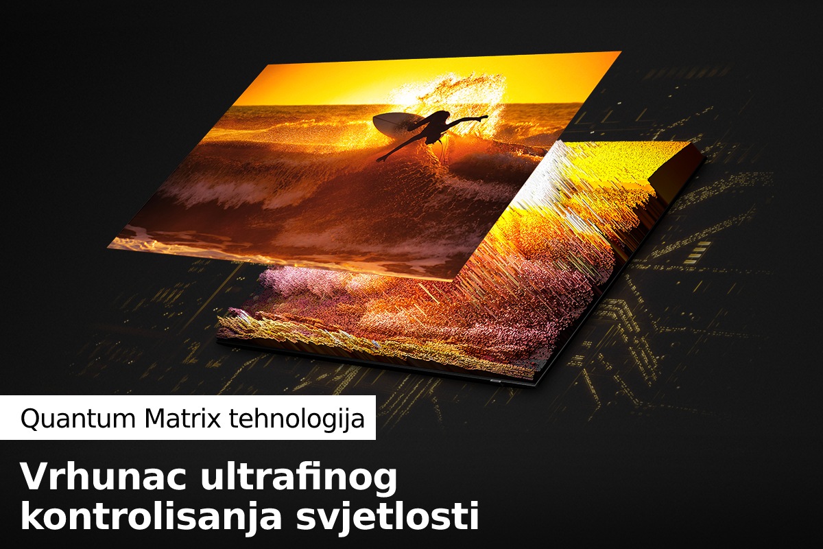 Neo QLED TV QN85B sa Kvantnom Matrix tehnologijom otkriva odlične detalje i kod najtamnijih i najsvjetlijih scena.