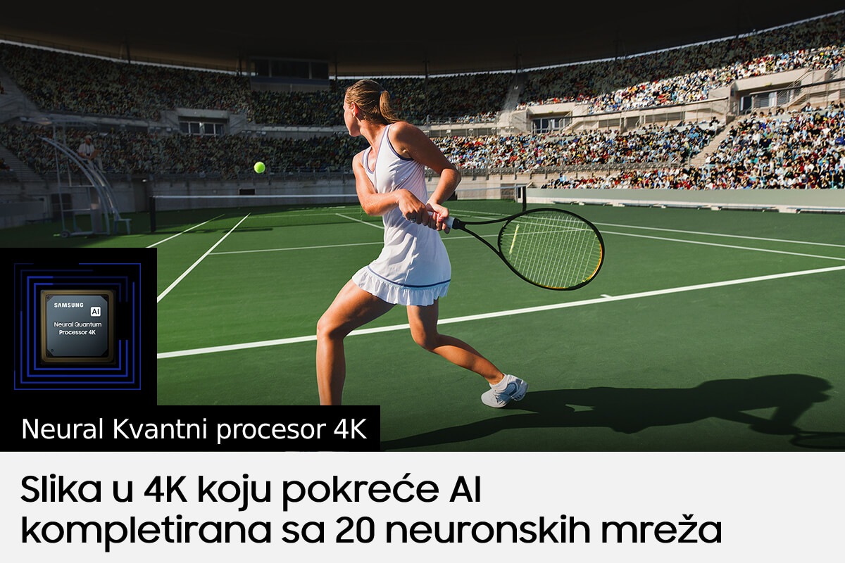 OLED TV S95B sa snažnim Samsung Neural Kvantnim procesorom 4K poboljšava sadržaj
