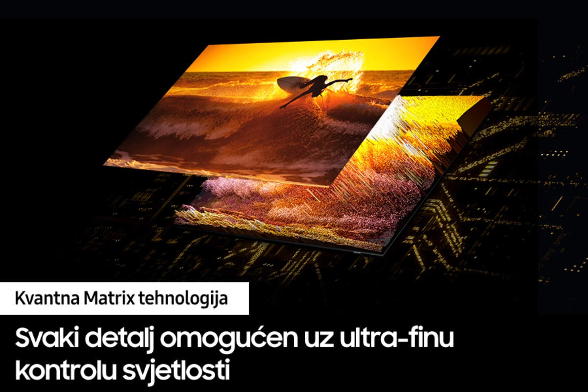 Neo QLED TV QN90B sa Kvantnom Matrix tehnologijom otkriva odlične detalje i kod najtamnijih i najsvjetlijih scena.