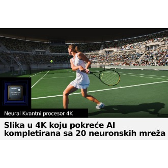 Neo QLED TV QN95B sa snažnim Samsung Neural Kvantnim procesorom 4K poboljšava sadržaj