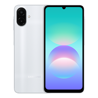 Galaxy A08 Front Silver 