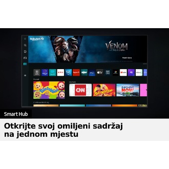Crystal UHD BU8000 zagotavlja najrazličnejše OTT storitve in vsebine