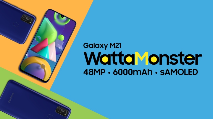 Galaxy M21 Blue 128 Gb Samsung Bangladesh