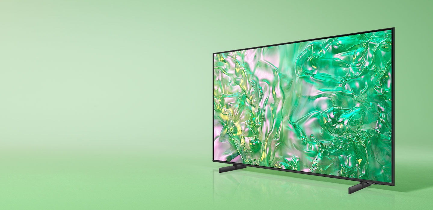 Vivid crystal colors on our slimmest profile
