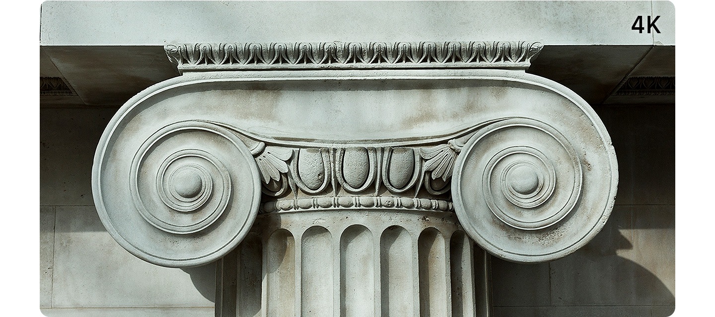 Image of an architectural structure in 4K resolution. The image is incredibly clear, and even fine details are visible.