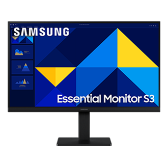 22"/24"/27" Essential Monitor S3 S30GD Full HD Front2 Black 