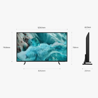 55" (Q7F) Real QLED 4K Smart TV  Phantom Black