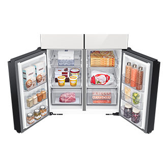 RF7000CC French Door Refrigerators with All Around Cooling Freezer-Dynamic Clean White&Clean Navy 