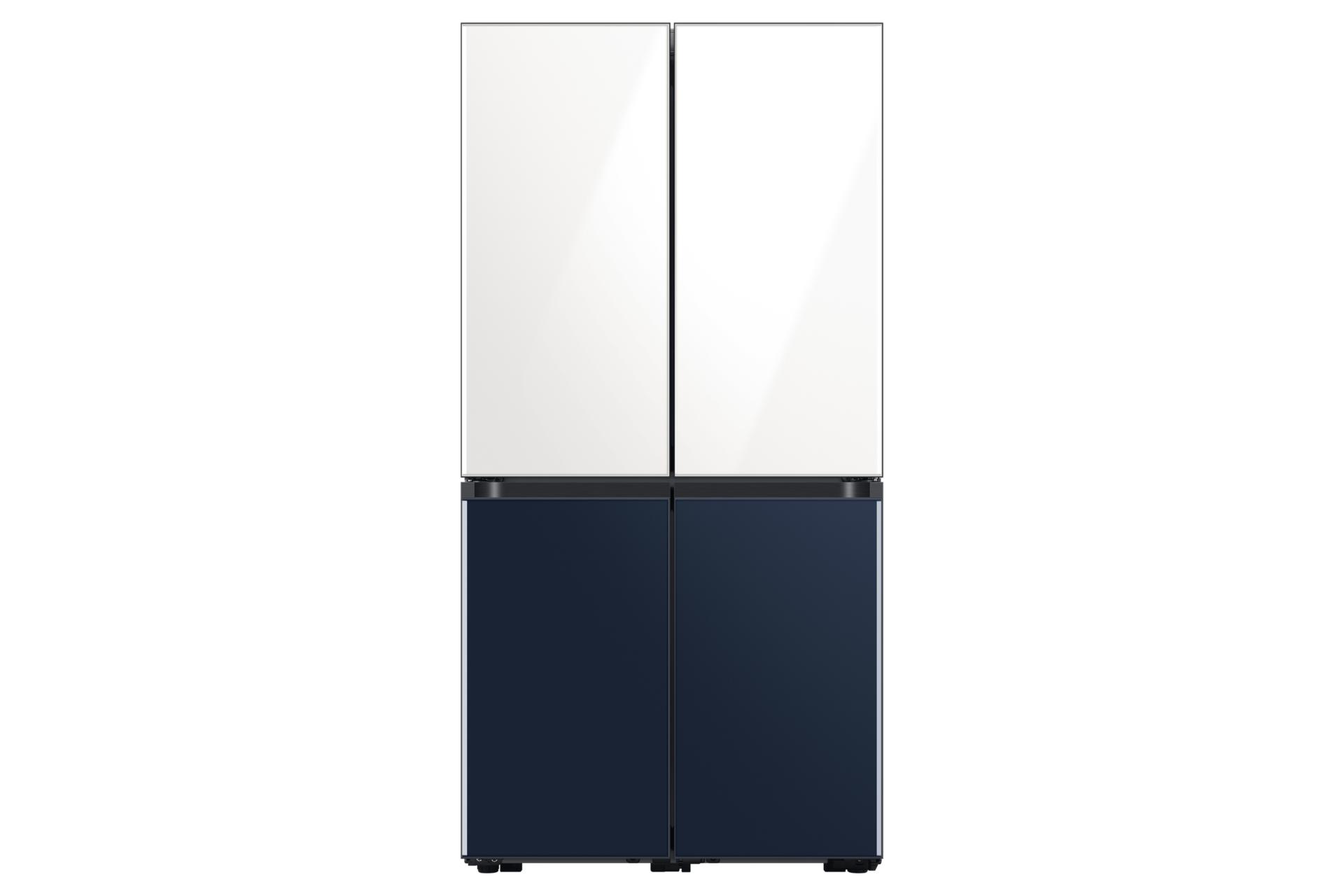 670L 4Door French Door BESPOKE Refrigerator RF63A377 White Samsung