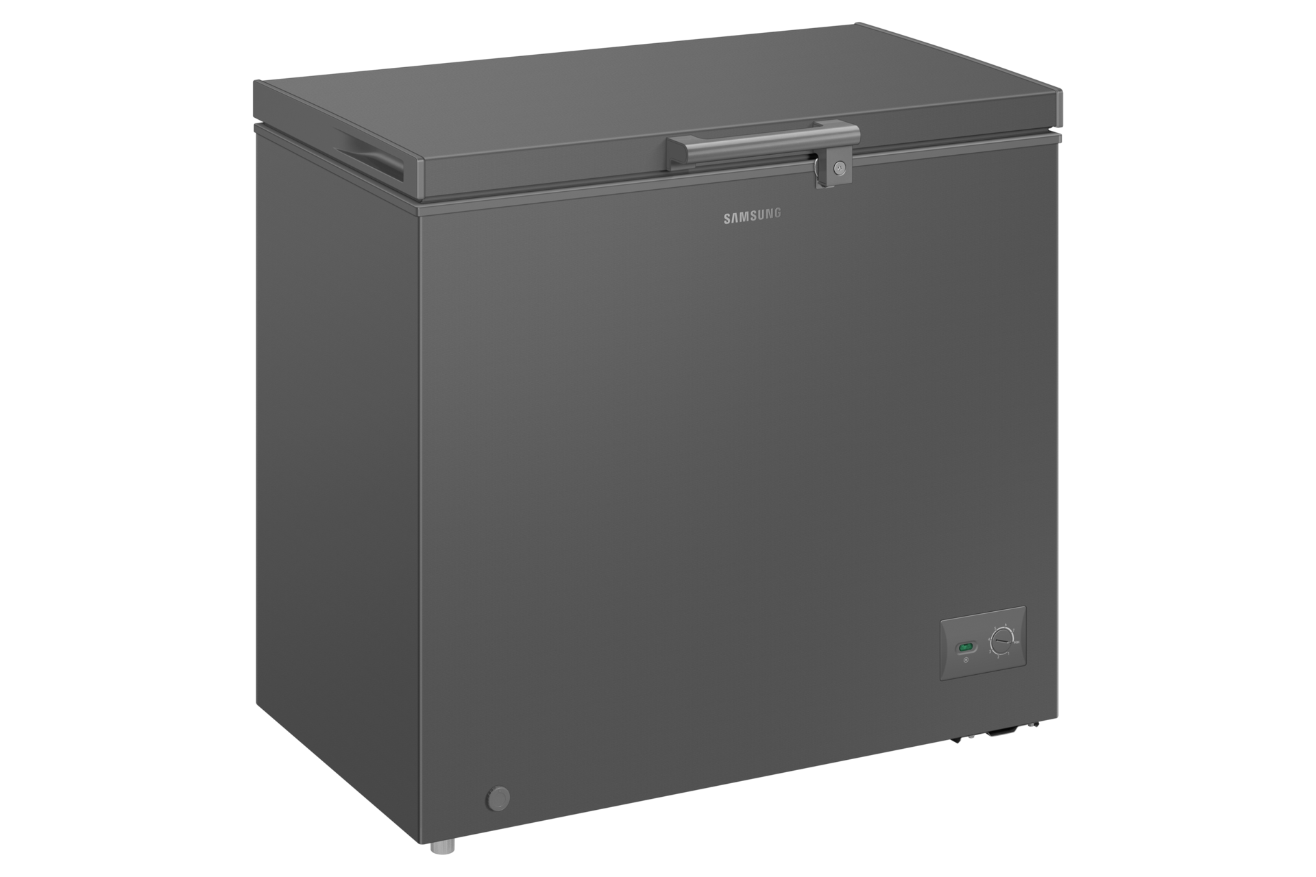 RI70FM51 One Door Refrigerator with Premium Design L-Perspective Dark Gray 