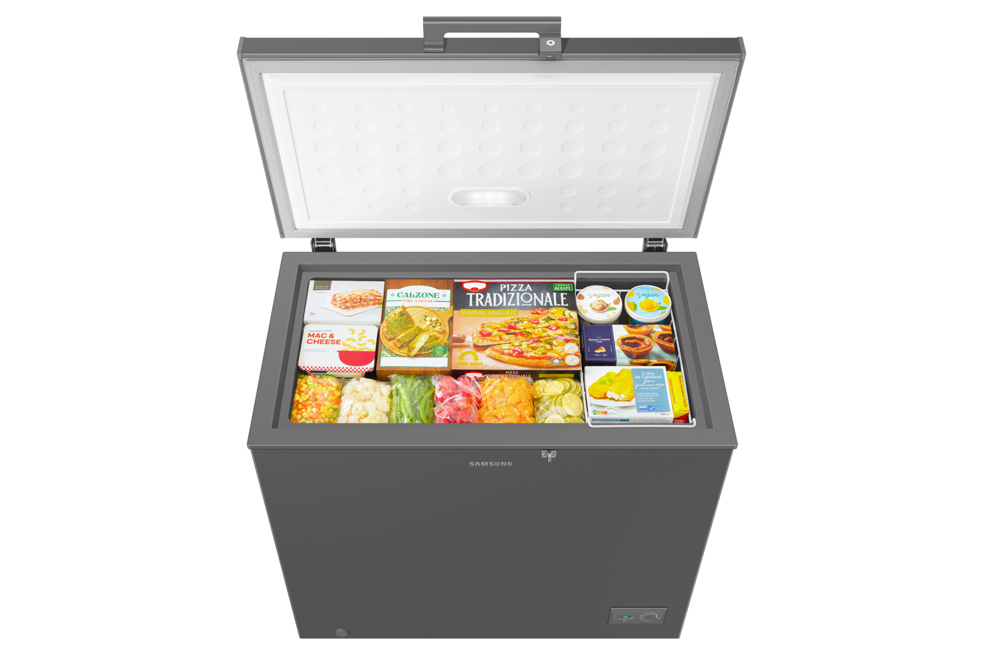 RI70FM51 One Door Refrigerator with Premium Design Front-Bird-Eye-View Dark Gray 