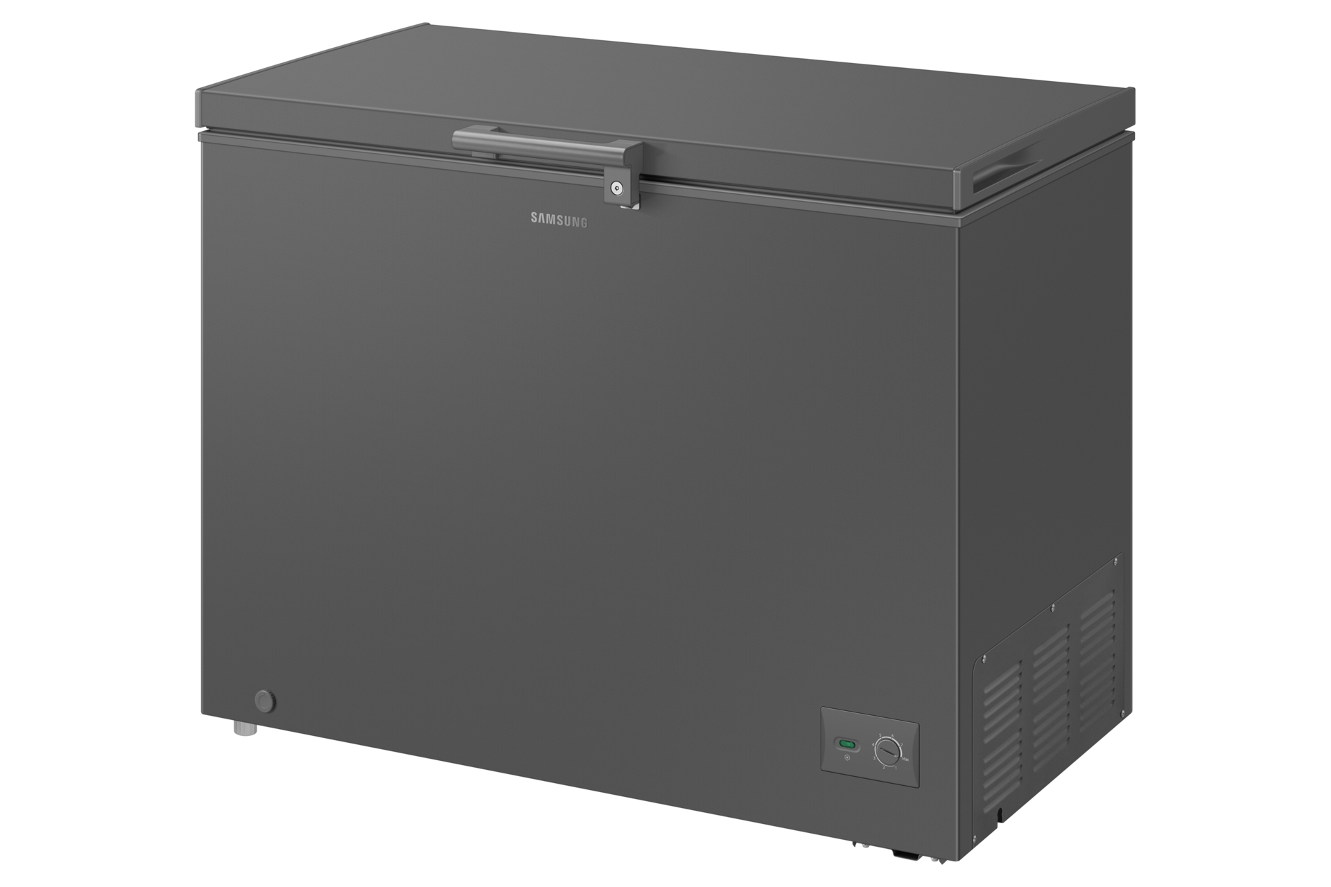 RI70FM51 One Door Refrigerator with Premium Design R-Perspective Dark Gray 