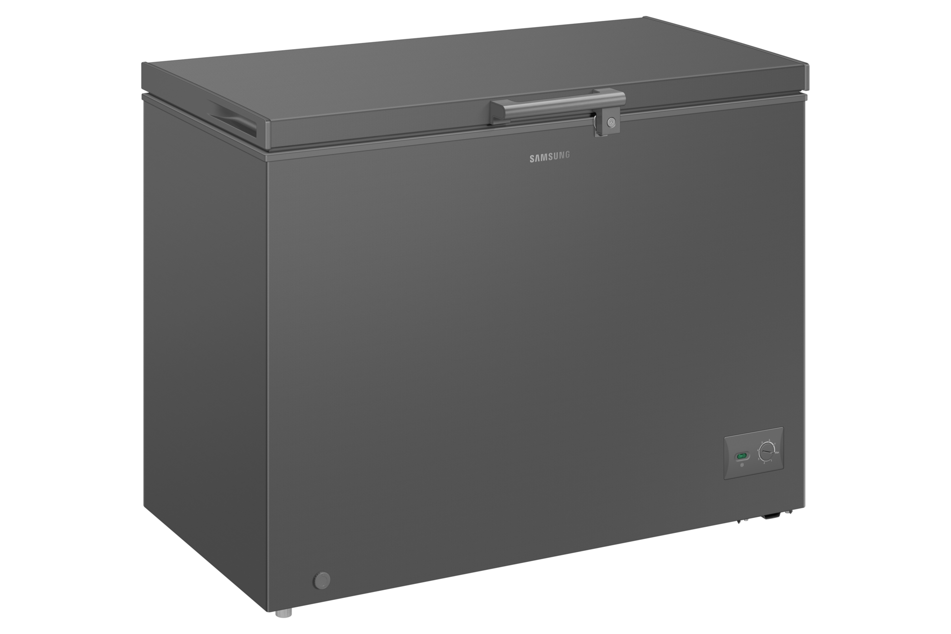 RI70FM51 One Door Refrigerator with Premium Design L-Perspective Dark Gray 